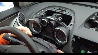 Opel Mokka- разбираем панель приборов. How to disassemble the dashboard Opel Mokka