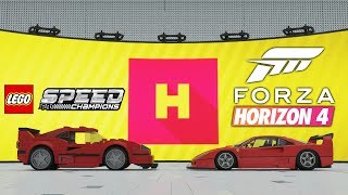 Forza Horizon 4 LEGO Ferrari F40 C VS Real Ferrari F40 C Gameplay Walkthrough