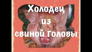 Холодец (студень)  из свиной головы