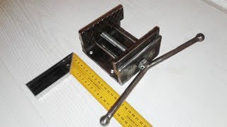 Простые тиски из швеллера, как сделать. Simple vice DIY
