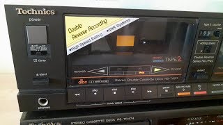 Обзор кассетной деки Technics RS-T80R
