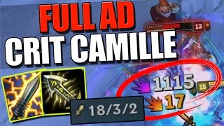 FULL AD CRIT CAMILLE!! | Disgusting Damage - League of Legends