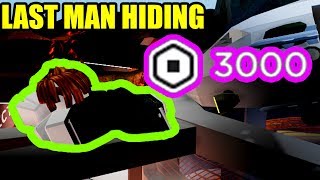 LAST to GET CAUGHT WINS 3000 ROBUX | Roblox Jailbreak Hide and Seek
