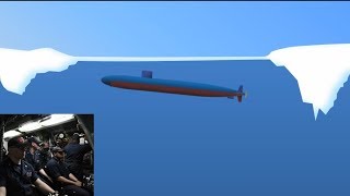 How a Submarine Crashes Through Arctic Circle Ice