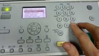 How to reset ID and PASSWORD on Canon IR2318 and enter service menu