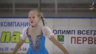 Кира Бабкина Снежность 2017 Первенство Мамадышского р-на по фигурному катанию. 1 юношеский #ЮлАвидео