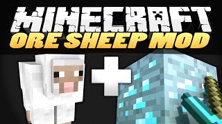 Minecraft Mods | ORE SHEEP | "Ore-tomatic Mining, Diamond Sheep" | Mod Showcase