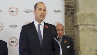 Prince William's Passionate Speech @ London’s Air Ambulance Charity Gala! 2019