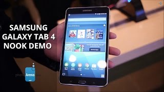 Samsung Galaxy Tab 4 Nook demo