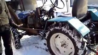обзор самодельного полноприводного минитрактора (review homemade traktor 4x4 )