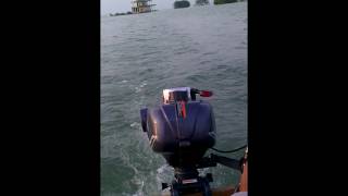 Hangkai 3.5hp outboard with inflatable boat