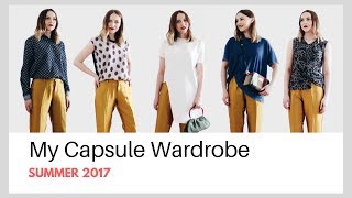 My Capsule Wardrobe, Summer 2017.
