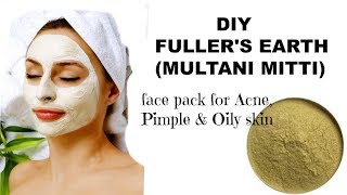 Multani Mitti Face Pack For Oily Skin| Instant Fairness Pack| Homemade Face Pack| By Shahin Turak