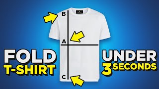 T-Shirt Folding HACKS | Fold Shirt In Under 3 Seconds? | 4 Ways To Fold Tee's