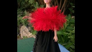 Как сшить вечернее платье кукле Барби.  How to sew a party dress. Wie man ein Partykleid zu nähen.