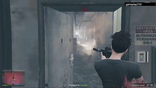 GTA V Взломать панель безопасности в штабе Мерриуэзер украсть рельсотрон и доставить его в бункер
