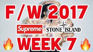 SUPREME X STONE ISLAND FW17 WEEK 7 DROP LIST!! CLOWN "IT" JACKET IS FIRE!!