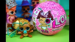 КУКЛЫ ЛОЛ опять ЗОЛОТОЙ ШАР.  Мультик про куклы LOL SURPRISE. MC Family