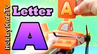Learning Letters using Alphabet + Toys on HobbyKidsTV