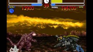 SNES Longplay [117] Godzilla - Kaijuu Daikessen