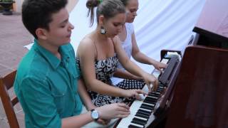 Тарантела от Гаврилин и Ю. Весняк Карлсон - шест ръце
