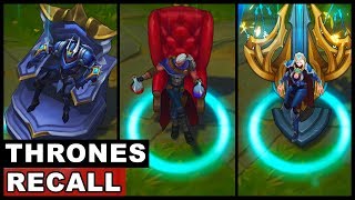 All Thrones RECALL Animations (League of Legends)