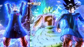 Goku (Ultra Instinct) SAB Jacket vs Broly  in New (Snow Edition Wasteland) Stage | Xenoverse 2 MODS