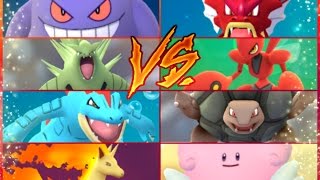 Pokémon GO Gym Battles Level 10 Gym Tyranitar Scizor Blissey Feraligatr Alakazam Gengar & more