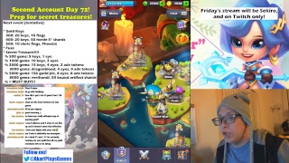 Taptap Heroes - Second Account day 72! Prep for secret treasure event!