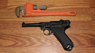 Неудачная разборка на камеру или ремонт "Парабеллума". KWC KMB-41DHN (Luger P08 "Parabellum" )