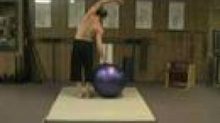 swiss ball stretching