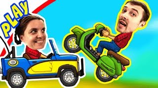 ПРоХоДиМеЦ и БолтушкА ездят на Машинках по крутым Склонам! #356