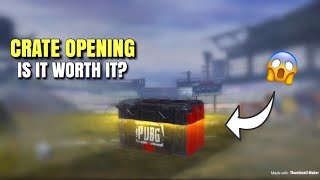 10$ Crate Opening Experiment | PUBG Mobile | Is It Worth It?