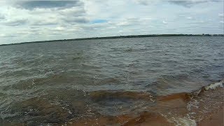 Ловля щуки троллингом. В сильный ветер. Выезд второй. Catching a pike by trolling