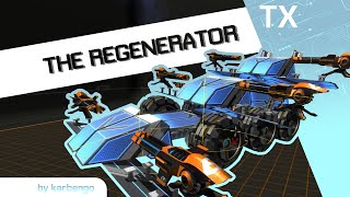 Robocraft megabot showcase - The Regenerator