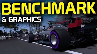 F1 2017 Gameplay: Benchmark - GTX 970 (ULTRA / HIGH GRAPHICS SETTINGS)