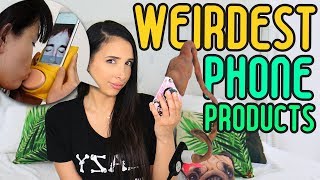 WEIRD PHONE ACCESORIES - An UMBILICAL CORD Charger And More!! | Mar