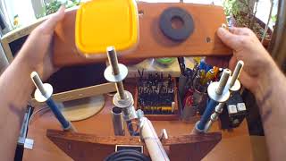 Сверлильный станок из дрели #1. Drilling machine from drill