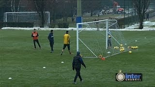 ALLENAMENTO INTER REAL AUDIO 02 01 2014