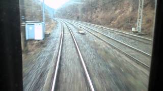 Jízda ve voze Bt283 na vlaku Os 6813 - Trať 130, 2. 1. 2013