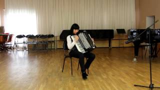 Головокружительный аккордеон. Исполняет Юлия Вяткина