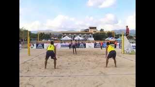 วอลเลย์บอลชายหาด ประเภทชาย ไทย (1) พบ กาตาร์ (2) (10.04.58)