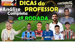 CARTOLA FC 2017 - #4 rodada! Análise completa!