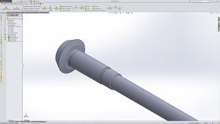 Solidworks. Урок 9.7 Вид с разрывом (линия разрыва) - создание чертежа