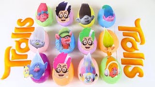 Slime Game with Play Doh Surprise Eggs, Trolls Movie Poppy, Nick Jr Paw Patrol Toys