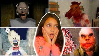 ПОЙМАЛИ ВСЕХ БОССОВ МОРОЖЕНЩИК vs ГРЕННИ vs Head Horse vs МИСТЕР МИТ Granny 2 Ice Scream 2 Валеришка