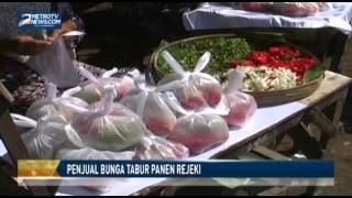 Penjual Bunga Tabur Panen Rejeki