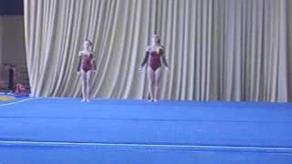 Ким Анна -Коваленко Екатерина -женская пара/ спортивная акробатика г.Тимашевск