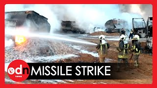 Missile Strike Destroys Syrian Oil Facility Used by Turkish-Backed Forces
