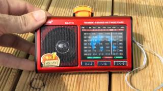 Радиоприёмник MP3 плеер GOLON RX-7711 фонарь